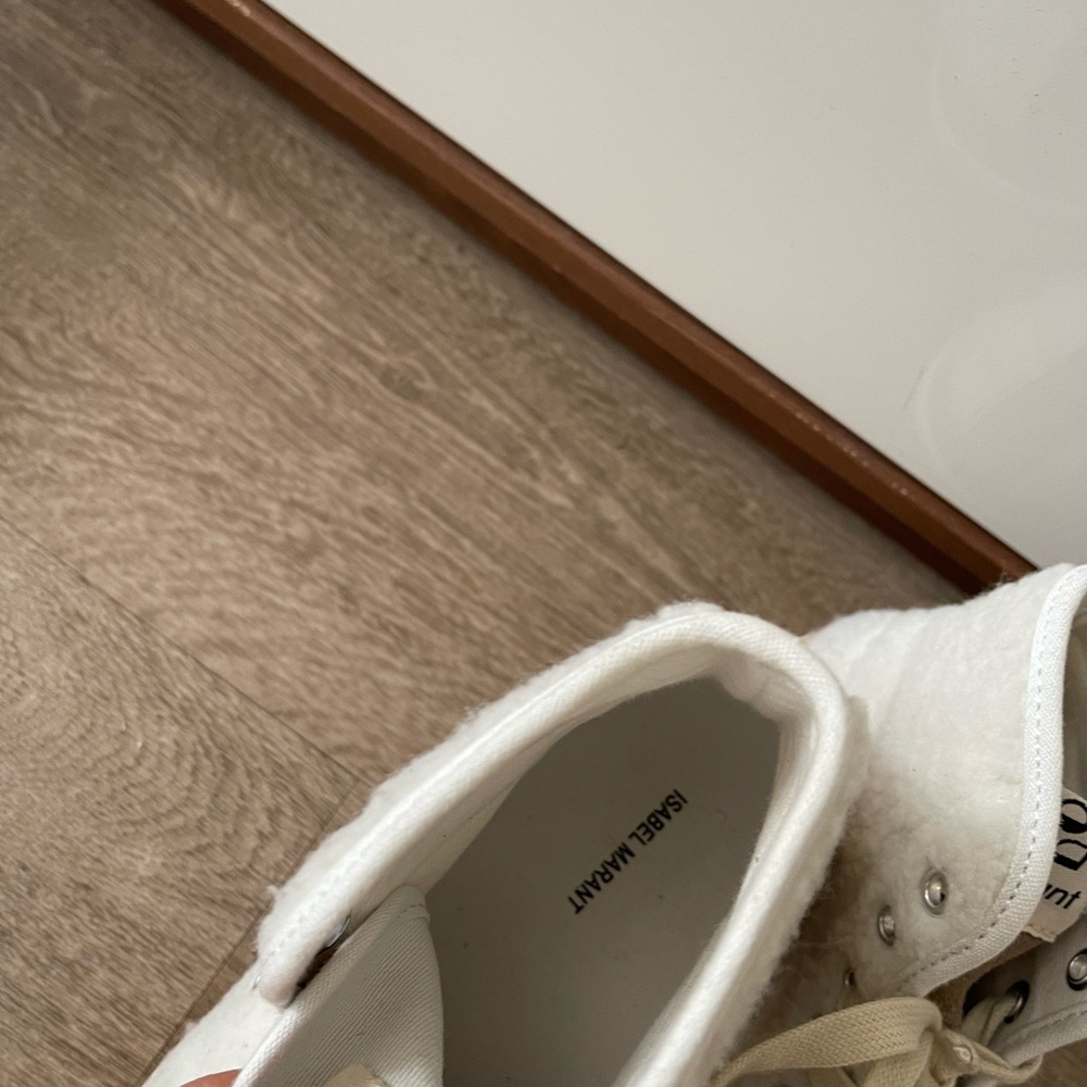 ISABEL MARANT White Benkeen Sneakers high-top - Picture 11 of 14